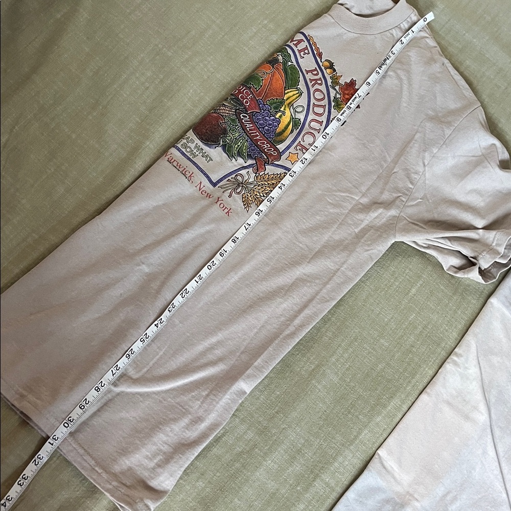 Ochs Orchard Warwick New York Produce T-Shirt Unisex XL Harvest Time Produce - Picture 5 of 8
